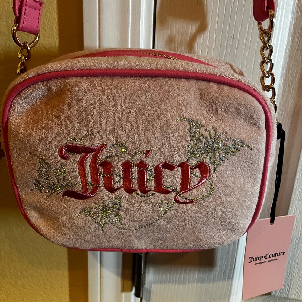 Juicy Couture Wingin It Camera Bag Pink NWT